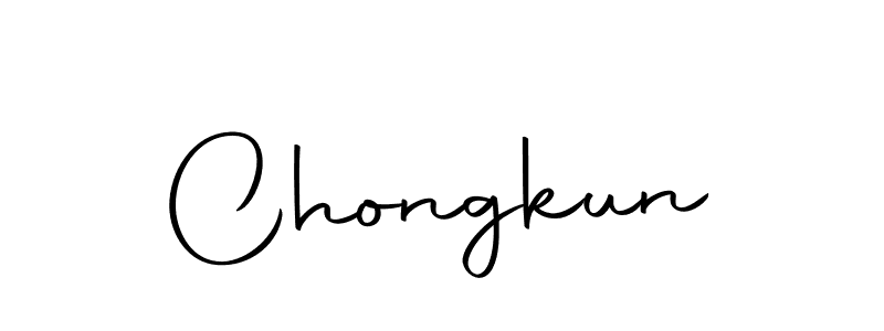 How to make Chongkun name signature. Use Autography-DOLnW style for creating short signs online. This is the latest handwritten sign. Chongkun signature style 10 images and pictures png