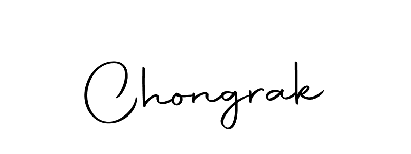 Chongrak stylish signature style. Best Handwritten Sign (Autography-DOLnW) for my name. Handwritten Signature Collection Ideas for my name Chongrak. Chongrak signature style 10 images and pictures png