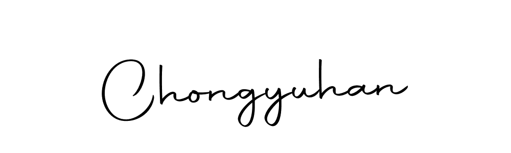 Make a beautiful signature design for name Chongyuhan. Use this online signature maker to create a handwritten signature for free. Chongyuhan signature style 10 images and pictures png
