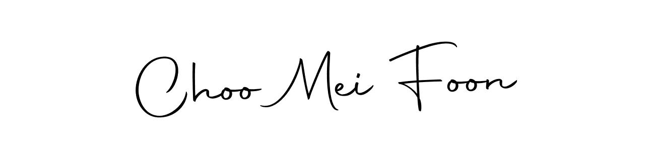 Choo Mei Foon stylish signature style. Best Handwritten Sign (Autography-DOLnW) for my name. Handwritten Signature Collection Ideas for my name Choo Mei Foon. Choo Mei Foon signature style 10 images and pictures png