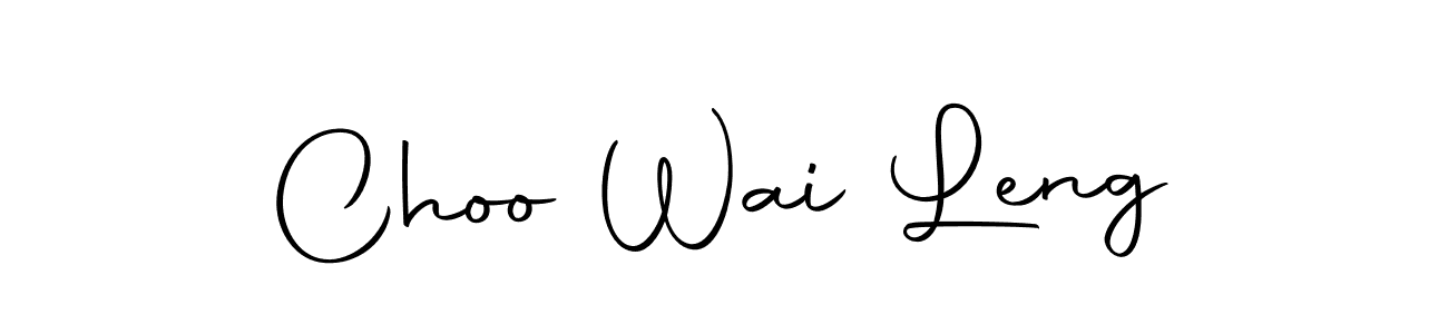 Autography-DOLnW is a professional signature style that is perfect for those who want to add a touch of class to their signature. It is also a great choice for those who want to make their signature more unique. Get Choo Wai Leng name to fancy signature for free. Choo Wai Leng signature style 10 images and pictures png