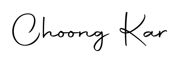 Create your official email sign-off with Choong Kar name in Autography-DOLnW style. Crisp, clean, and perfectly legible across all screens. Choong Kar signature style 10 images and pictures png