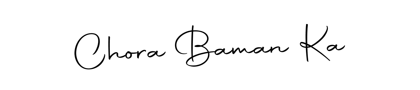 How to make Chora Baman Ka name signature. Use Autography-DOLnW style for creating short signs online. This is the latest handwritten sign. Chora Baman Ka signature style 10 images and pictures png