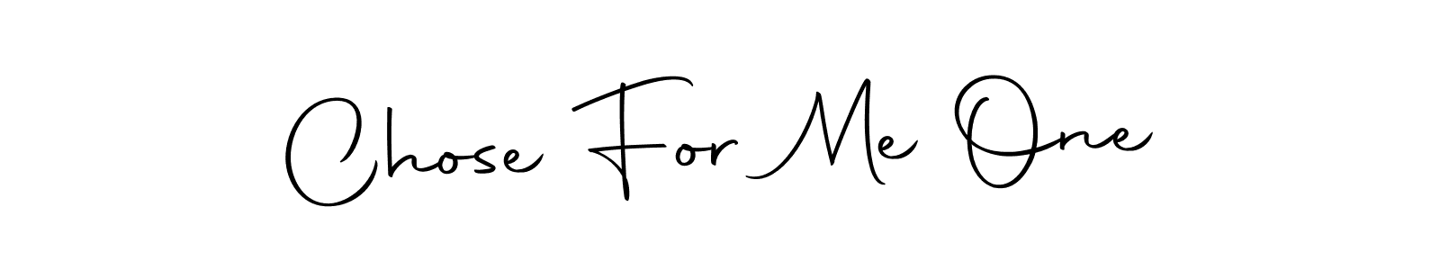 The best way (Autography-DOLnW) to make a short signature is to pick only two or three words in your name. The name Chose For Me One include a total of six letters. For converting this name. Chose For Me One signature style 10 images and pictures png