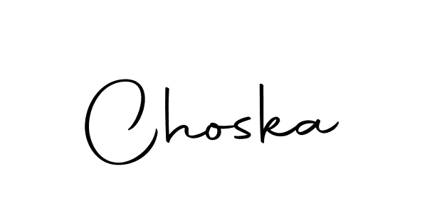 Design your own signature with our free online signature maker. With this signature software, you can create a handwritten (Autography-DOLnW) signature for name Choska. Choska signature style 10 images and pictures png