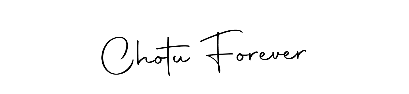 You should practise on your own different ways (Autography-DOLnW) to write your name (Chotu Forever) in signature. don't let someone else do it for you. Chotu Forever signature style 10 images and pictures png