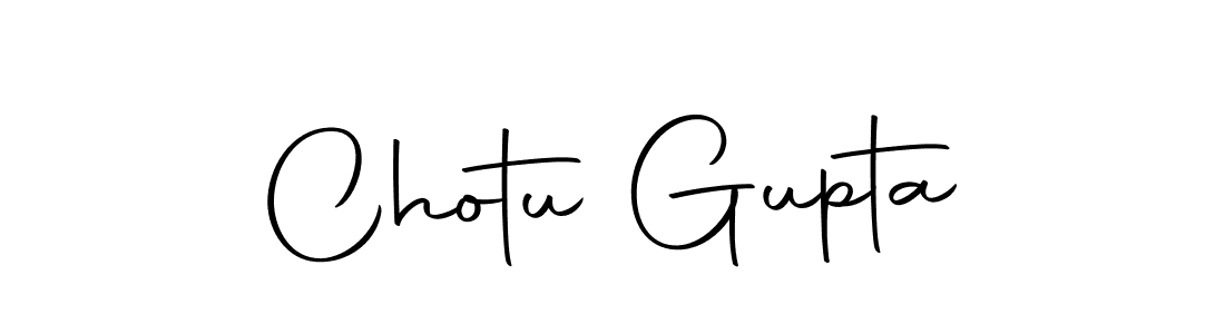 Use a signature maker to create a handwritten signature online. With this signature software, you can design (Autography-DOLnW) your own signature for name Chotu Gupta. Chotu Gupta signature style 10 images and pictures png