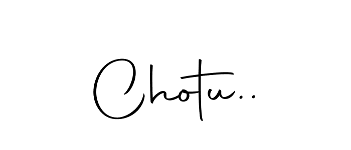 How to make Chotu.. signature? Autography-DOLnW is a professional autograph style. Create handwritten signature for Chotu.. name. Chotu.. signature style 10 images and pictures png