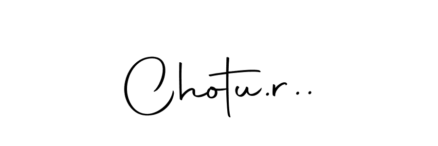 Make a beautiful signature design for name Chotu.r... With this signature (Autography-DOLnW) style, you can create a handwritten signature for free. Chotu.r.. signature style 10 images and pictures png