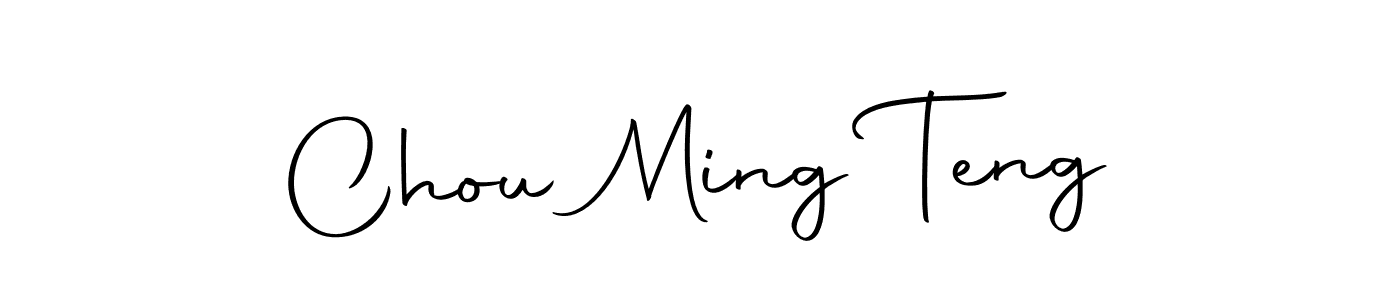 Make a beautiful signature design for name Chou Ming Teng. With this signature (Autography-DOLnW) style, you can create a handwritten signature for free. Chou Ming Teng signature style 10 images and pictures png