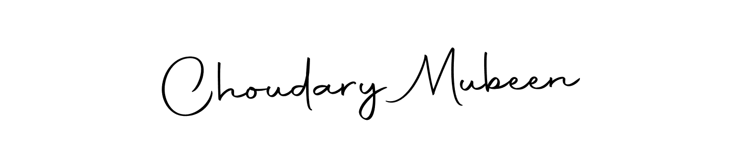 if you are searching for the best signature style for your name Choudary Mubeen. so please give up your signature search. here we have designed multiple signature styles  using Autography-DOLnW. Choudary Mubeen signature style 10 images and pictures png