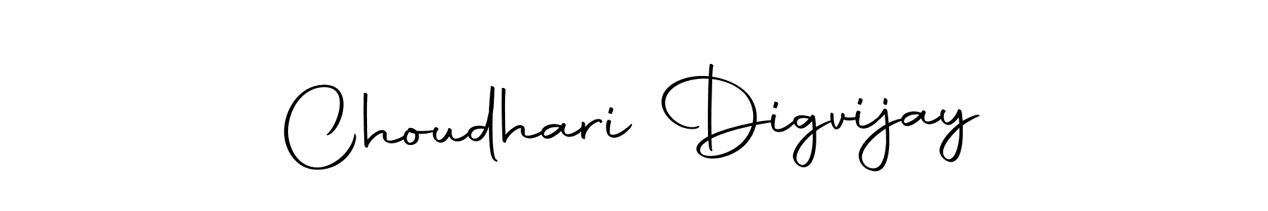 Design your own signature with our free online signature maker. With this signature software, you can create a handwritten (Autography-DOLnW) signature for name Choudhari Digvijay. Choudhari Digvijay signature style 10 images and pictures png