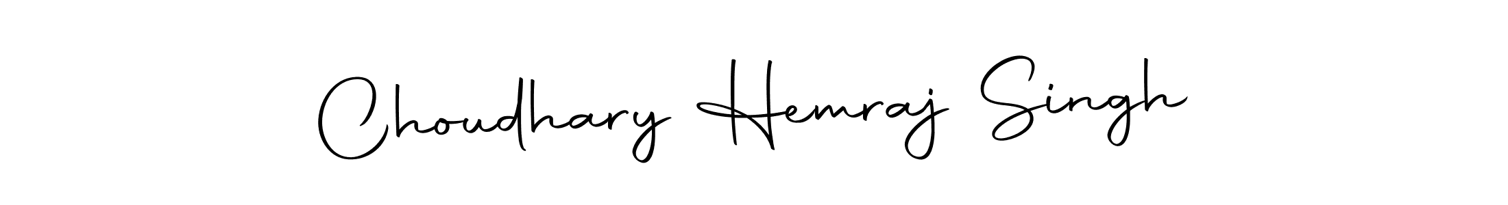 Create a beautiful signature design for name Choudhary Hemraj Singh. With this signature (Autography-DOLnW) fonts, you can make a handwritten signature for free. Choudhary Hemraj Singh signature style 10 images and pictures png