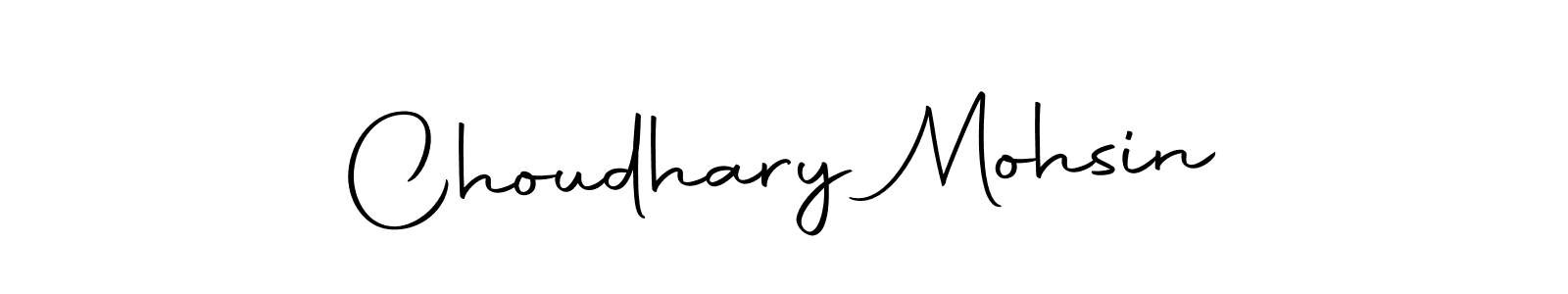 Choudhary Mohsin stylish signature style. Best Handwritten Sign (Autography-DOLnW) for my name. Handwritten Signature Collection Ideas for my name Choudhary Mohsin. Choudhary Mohsin signature style 10 images and pictures png