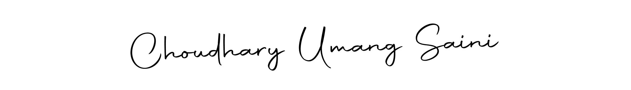 Make a beautiful signature design for name Choudhary Umang Saini. With this signature (Autography-DOLnW) style, you can create a handwritten signature for free. Choudhary Umang Saini signature style 10 images and pictures png