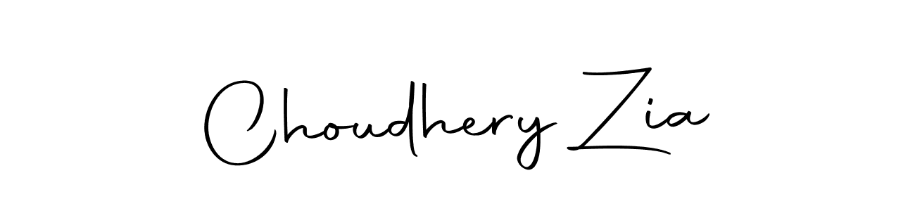 Make a beautiful signature design for name Choudhery Zia. With this signature (Autography-DOLnW) style, you can create a handwritten signature for free. Choudhery Zia signature style 10 images and pictures png