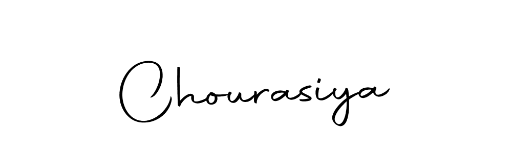 Create a beautiful signature design for name Chourasiya. With this signature (Autography-DOLnW) fonts, you can make a handwritten signature for free. Chourasiya signature style 10 images and pictures png