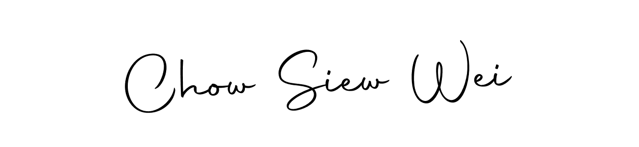 Make a beautiful signature design for name Chow Siew Wei. Use this online signature maker to create a handwritten signature for free. Chow Siew Wei signature style 10 images and pictures png