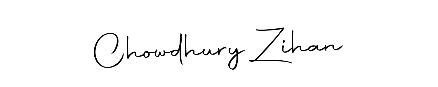 Also we have Chowdhury Zihan name is the best signature style. Create professional handwritten signature collection using Autography-DOLnW autograph style. Chowdhury Zihan signature style 10 images and pictures png