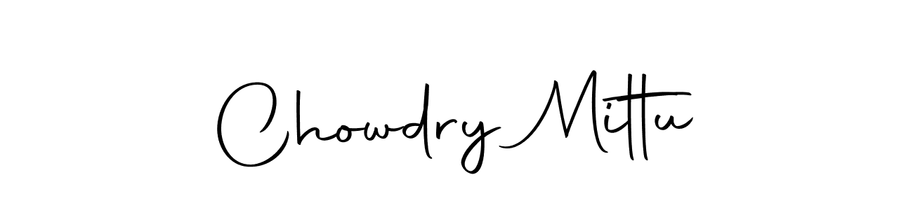 Similarly Autography-DOLnW is the best handwritten signature design. Signature creator online .You can use it as an online autograph creator for name Chowdry Mittu. Chowdry Mittu signature style 10 images and pictures png