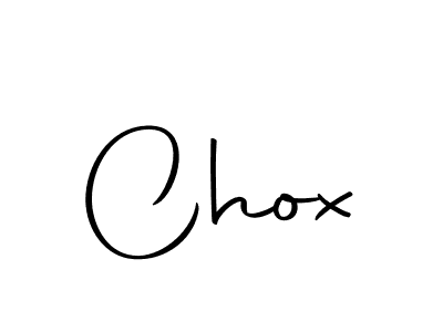 Design your own signature with our free online signature maker. With this signature software, you can create a handwritten (Autography-DOLnW) signature for name Chox. Chox signature style 10 images and pictures png