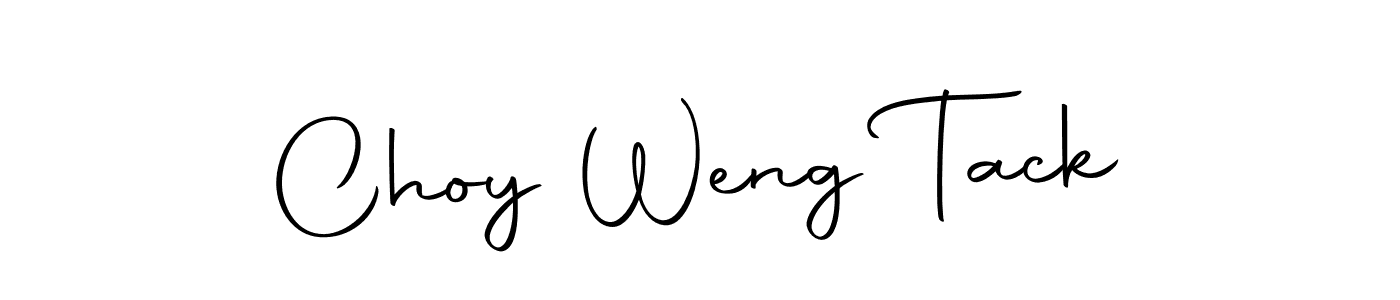 Make a beautiful signature design for name Choy Weng Tack. With this signature (Autography-DOLnW) style, you can create a handwritten signature for free. Choy Weng Tack signature style 10 images and pictures png