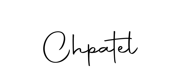 Design your own signature with our free online signature maker. With this signature software, you can create a handwritten (Autography-DOLnW) signature for name Chpatel. Chpatel signature style 10 images and pictures png