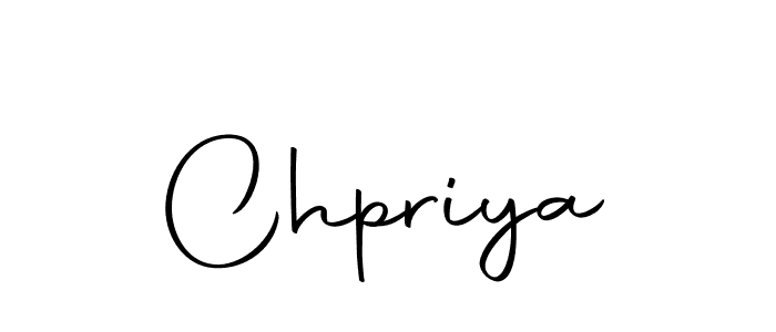 Chpriya stylish signature style. Best Handwritten Sign (Autography-DOLnW) for my name. Handwritten Signature Collection Ideas for my name Chpriya. Chpriya signature style 10 images and pictures png