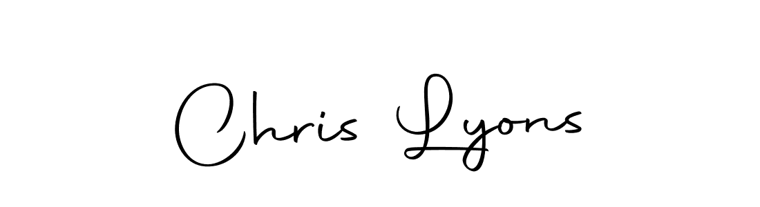 Use a signature maker to create a handwritten signature online. With this signature software, you can design (Autography-DOLnW) your own signature for name Chris Lyons. Chris Lyons signature style 10 images and pictures png