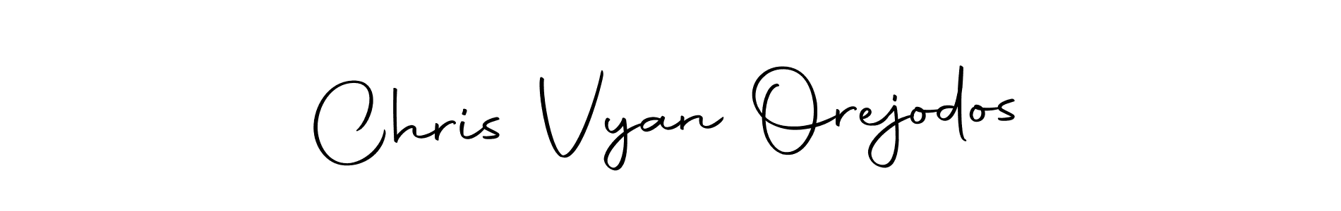 Create a beautiful signature design for name Chris Vyan Orejodos. With this signature (Autography-DOLnW) fonts, you can make a handwritten signature for free. Chris Vyan Orejodos signature style 10 images and pictures png