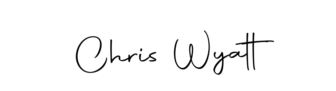 Make a beautiful signature design for name Chris Wyatt. With this signature (Autography-DOLnW) style, you can create a handwritten signature for free. Chris Wyatt signature style 10 images and pictures png