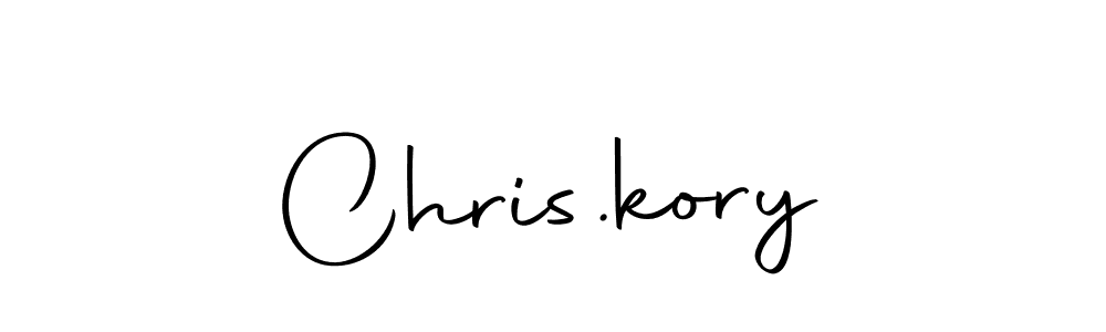 Use a signature maker to create a handwritten signature online. With this signature software, you can design (Autography-DOLnW) your own signature for name Chris.kory. Chris.kory signature style 10 images and pictures png