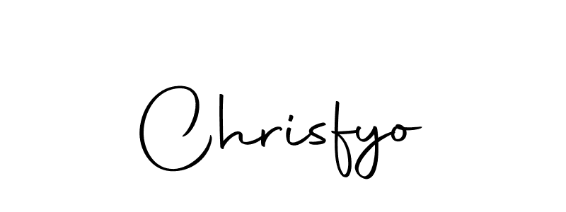 Chrisfyo stylish signature style. Best Handwritten Sign (Autography-DOLnW) for my name. Handwritten Signature Collection Ideas for my name Chrisfyo. Chrisfyo signature style 10 images and pictures png