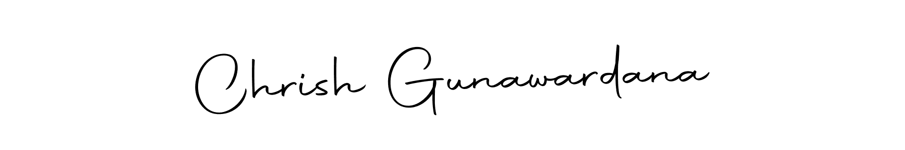 Create a beautiful signature design for name Chrish Gunawardana. With this signature (Autography-DOLnW) fonts, you can make a handwritten signature for free. Chrish Gunawardana signature style 10 images and pictures png