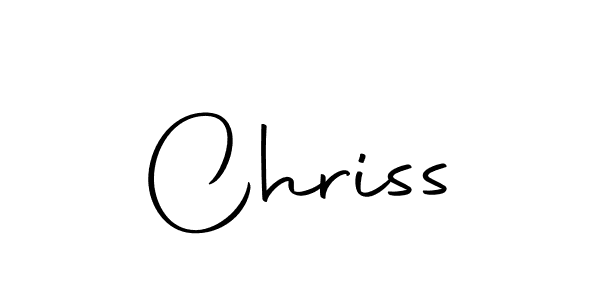 Use a signature maker to create a handwritten signature online. With this signature software, you can design (Autography-DOLnW) your own signature for name Chriss. Chriss signature style 10 images and pictures png