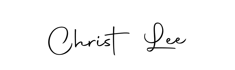 Create a beautiful signature design for name Christ Lee. With this signature (Autography-DOLnW) fonts, you can make a handwritten signature for free. Christ Lee signature style 10 images and pictures png