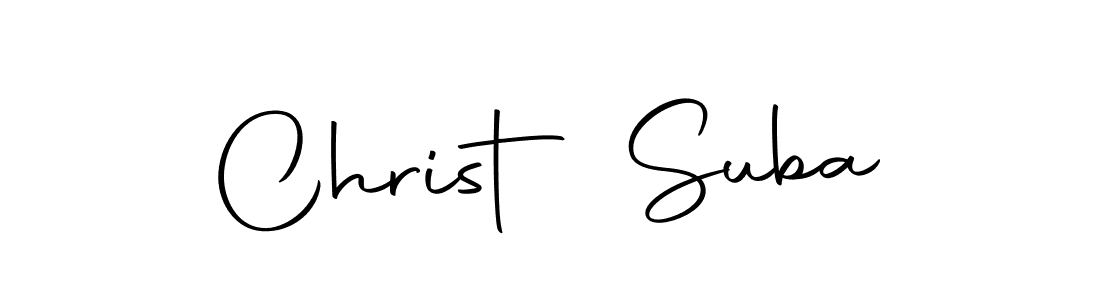 Make a beautiful signature design for name Christ Suba. Use this online signature maker to create a handwritten signature for free. Christ Suba signature style 10 images and pictures png
