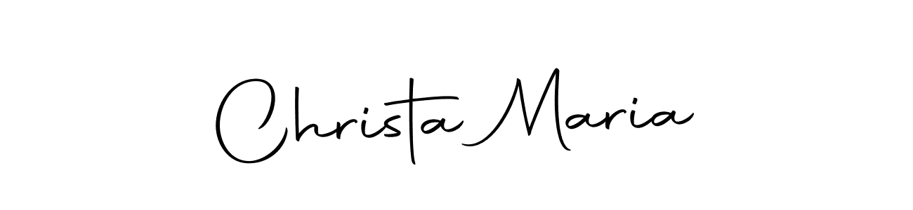 Make a beautiful signature design for name Christa Maria. Use this online signature maker to create a handwritten signature for free. Christa Maria signature style 10 images and pictures png