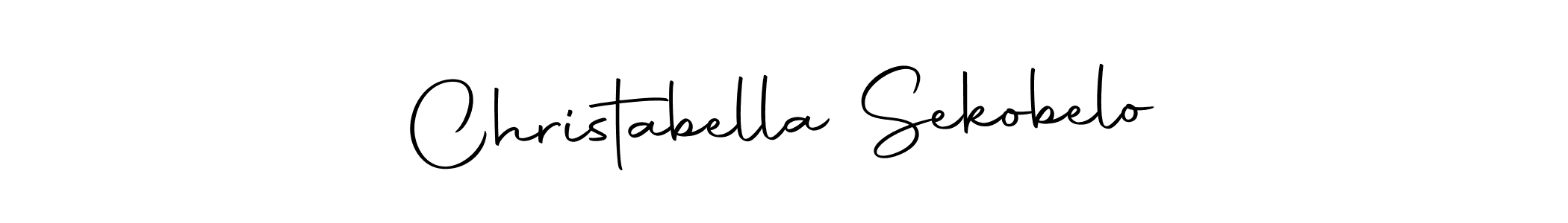 Similarly Autography-DOLnW is the best handwritten signature design. Signature creator online .You can use it as an online autograph creator for name Christabella Sekobelo. Christabella Sekobelo signature style 10 images and pictures png