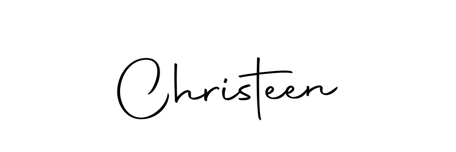You should practise on your own different ways (Autography-DOLnW) to write your name (Christeen) in signature. don't let someone else do it for you. Christeen signature style 10 images and pictures png