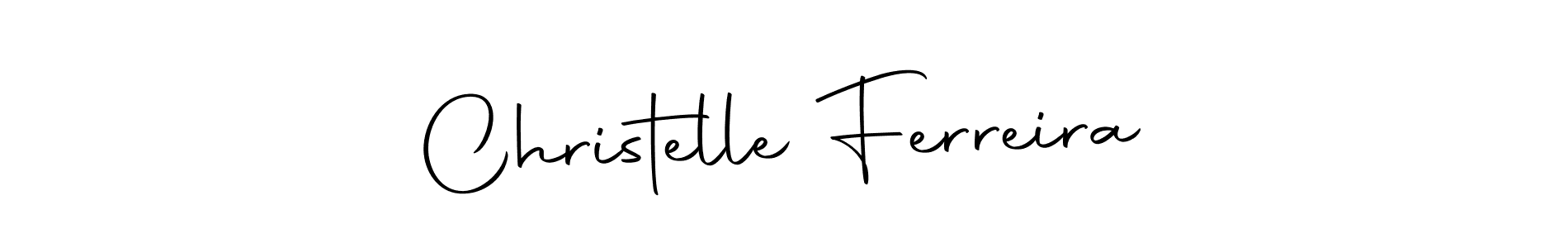 Design your own signature with our free online signature maker. With this signature software, you can create a handwritten (Autography-DOLnW) signature for name Christelle Ferreira. Christelle Ferreira signature style 10 images and pictures png