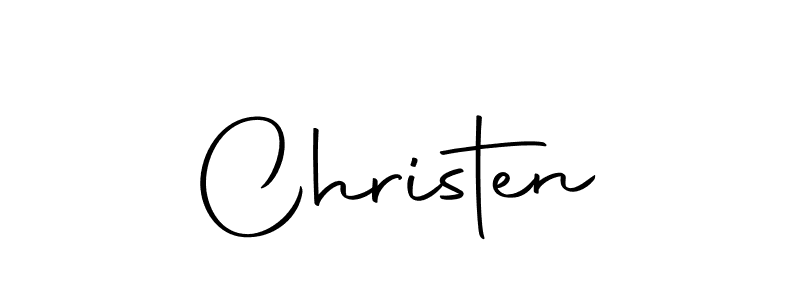 How to make Christen signature? Autography-DOLnW is a professional autograph style. Create handwritten signature for Christen name. Christen signature style 10 images and pictures png