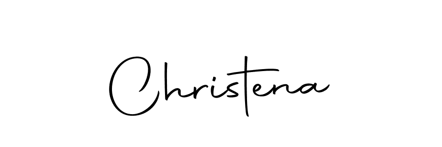 You should practise on your own different ways (Autography-DOLnW) to write your name (Christena) in signature. don't let someone else do it for you. Christena signature style 10 images and pictures png