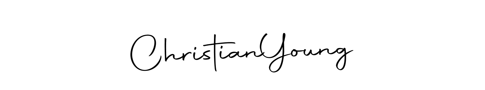 Make a beautiful signature design for name Christian  Young. With this signature (Autography-DOLnW) style, you can create a handwritten signature for free. Christian  Young signature style 10 images and pictures png