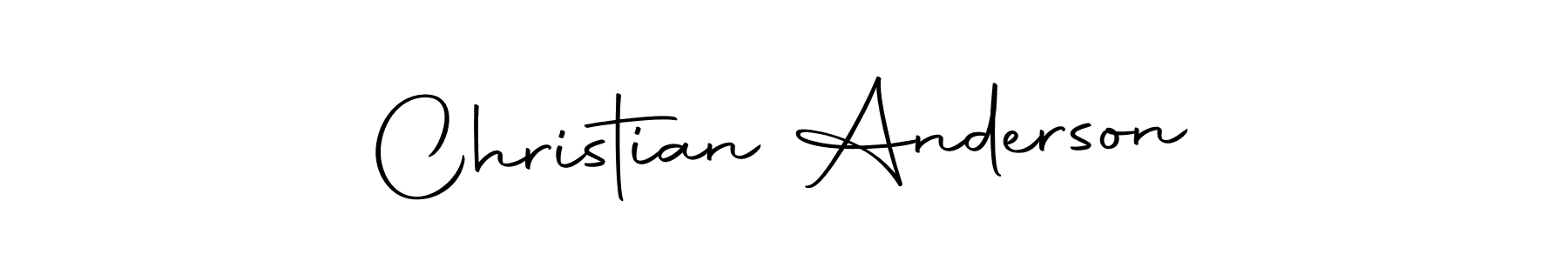 Use a signature maker to create a handwritten signature online. With this signature software, you can design (Autography-DOLnW) your own signature for name Christian Anderson. Christian Anderson signature style 10 images and pictures png