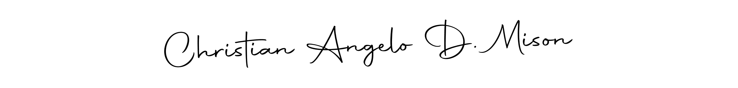 Similarly Autography-DOLnW is the best handwritten signature design. Signature creator online .You can use it as an online autograph creator for name Christian Angelo D. Mison. Christian Angelo D. Mison signature style 10 images and pictures png
