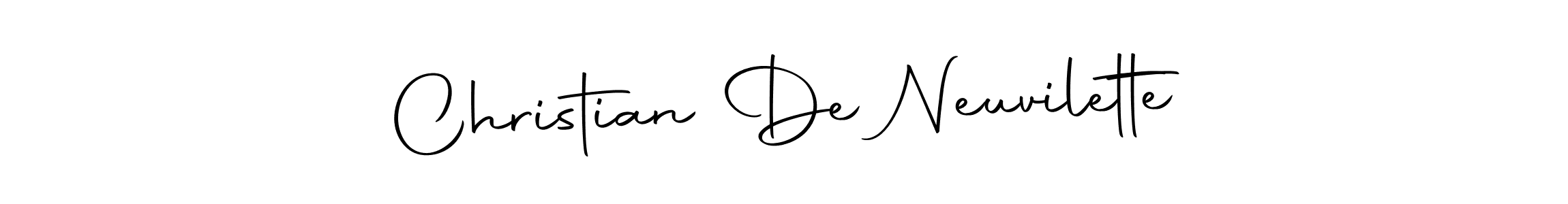 Design your own signature with our free online signature maker. With this signature software, you can create a handwritten (Autography-DOLnW) signature for name Christian De Neuvilette. Christian De Neuvilette signature style 10 images and pictures png