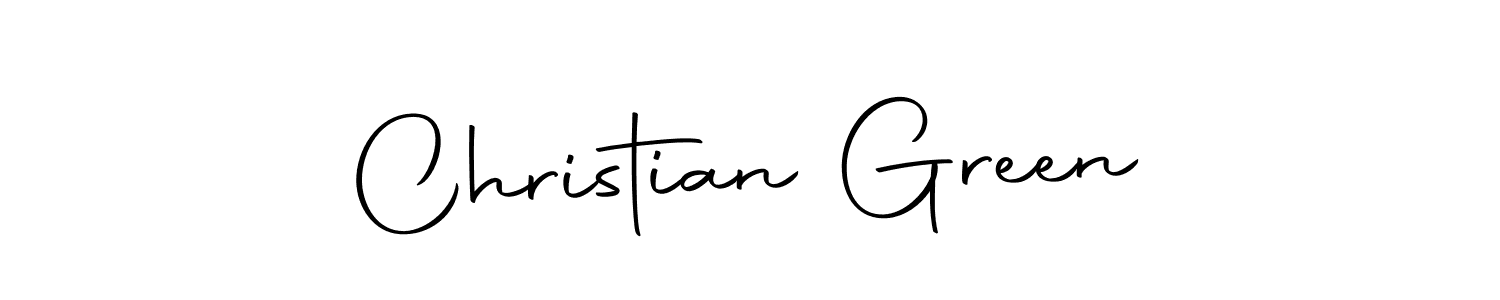 Make a beautiful signature design for name Christian Green. With this signature (Autography-DOLnW) style, you can create a handwritten signature for free. Christian Green signature style 10 images and pictures png