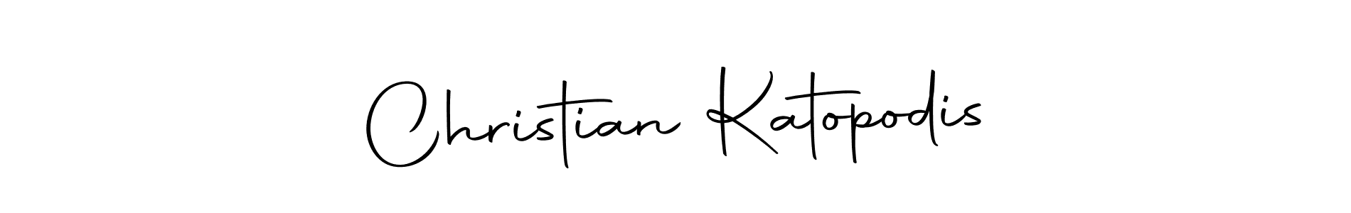 Make a beautiful signature design for name Christian Katopodis. With this signature (Autography-DOLnW) style, you can create a handwritten signature for free. Christian Katopodis signature style 10 images and pictures png