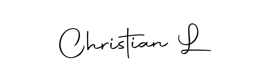 The best way (Autography-DOLnW) to make a short signature is to pick only two or three words in your name. The name Christian L include a total of six letters. For converting this name. Christian L signature style 10 images and pictures png
